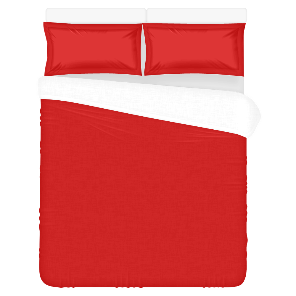 Ravishing Red 3-Piece Bedding Set