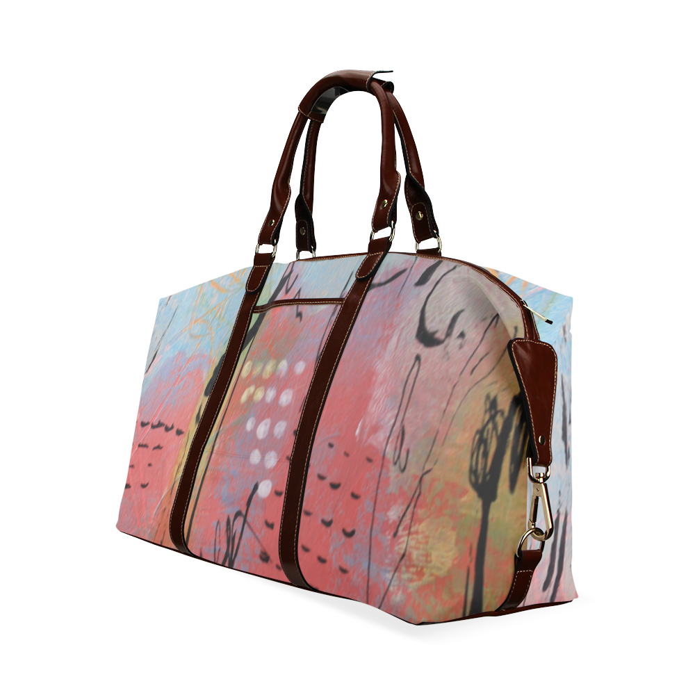 Pink City Classic Travel Bag (Model 1643) Remake
