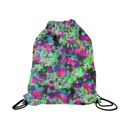 Blended texture Large Drawstring Bag Model 1604 (Twin Sides)  16.5"(W) * 19.3"(H)