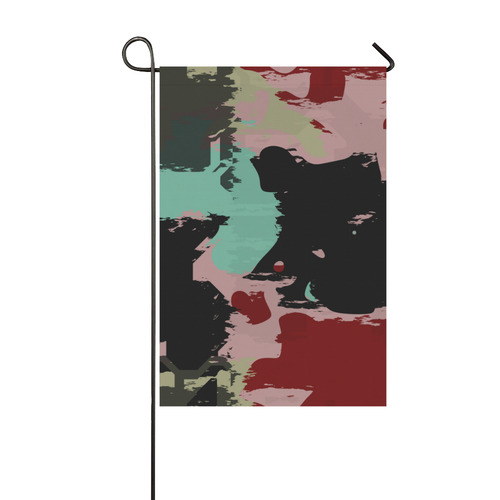 Retro colors texture Garden Flag 12‘’x18‘’（Without Flagpole）