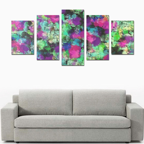 Blended texture Canvas Print Sets D (No Frame)