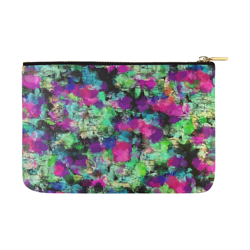Blended texture Carry-All Pouch 12.5''x8.5''