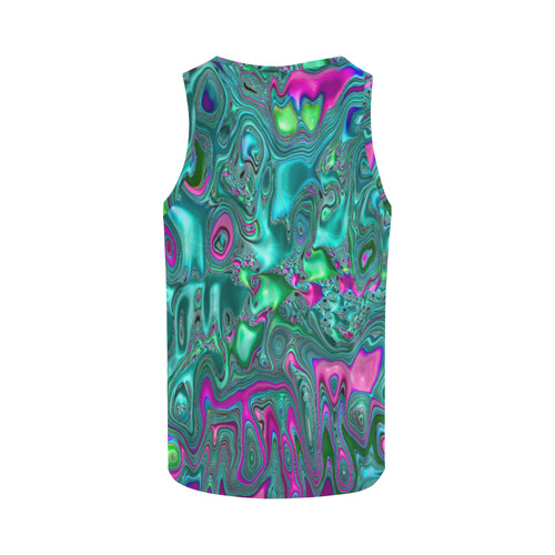 melted fractal 1C by JamColors All Over Print Tank Top for Men (Model T43)