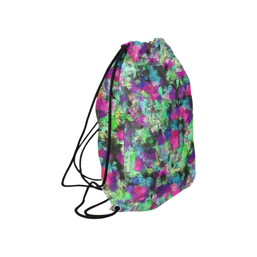 Blended texture Large Drawstring Bag Model 1604 (Twin Sides)  16.5"(W) * 19.3"(H)