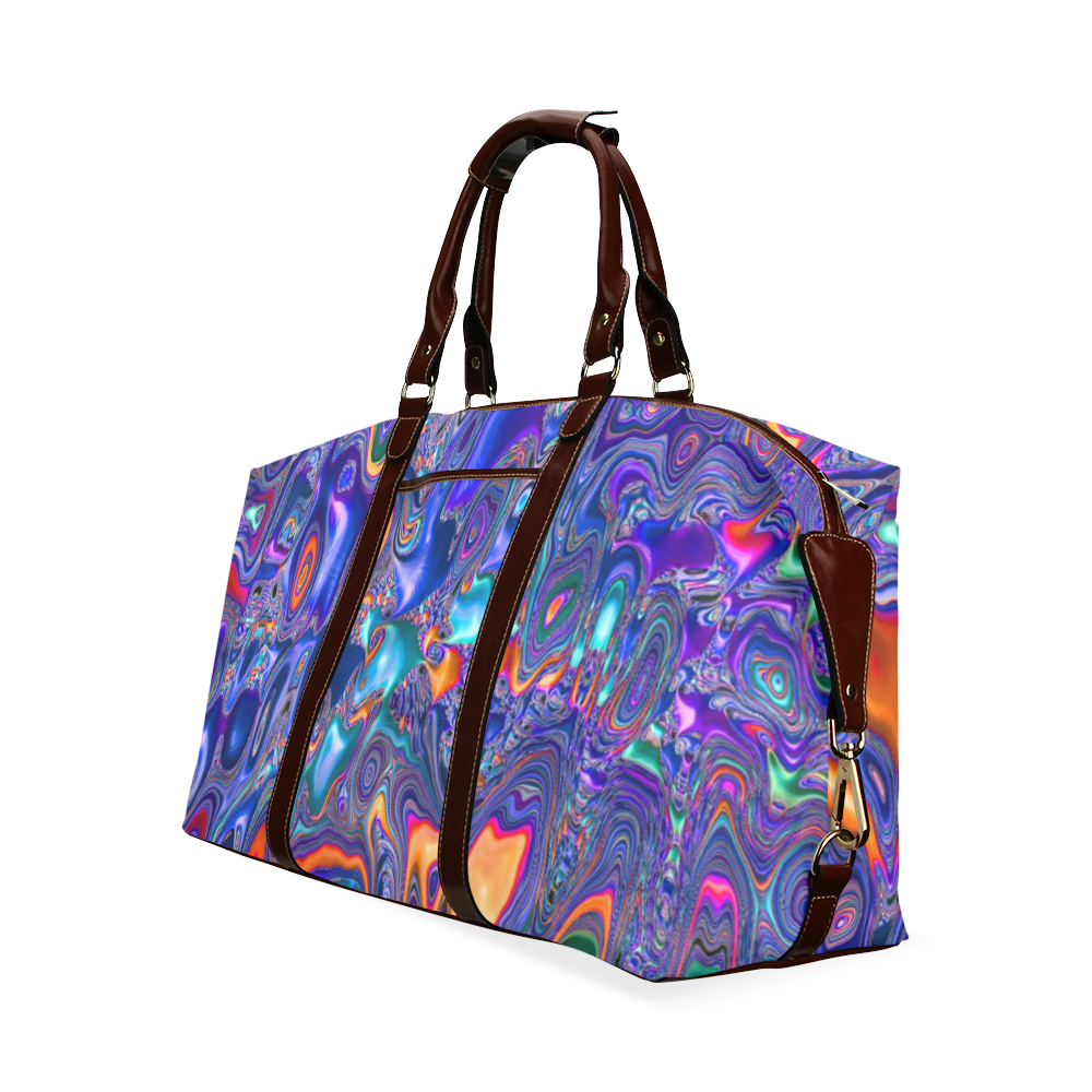 melted fractal 1B by JamColors Classic Travel Bag (Model 1643) Remake