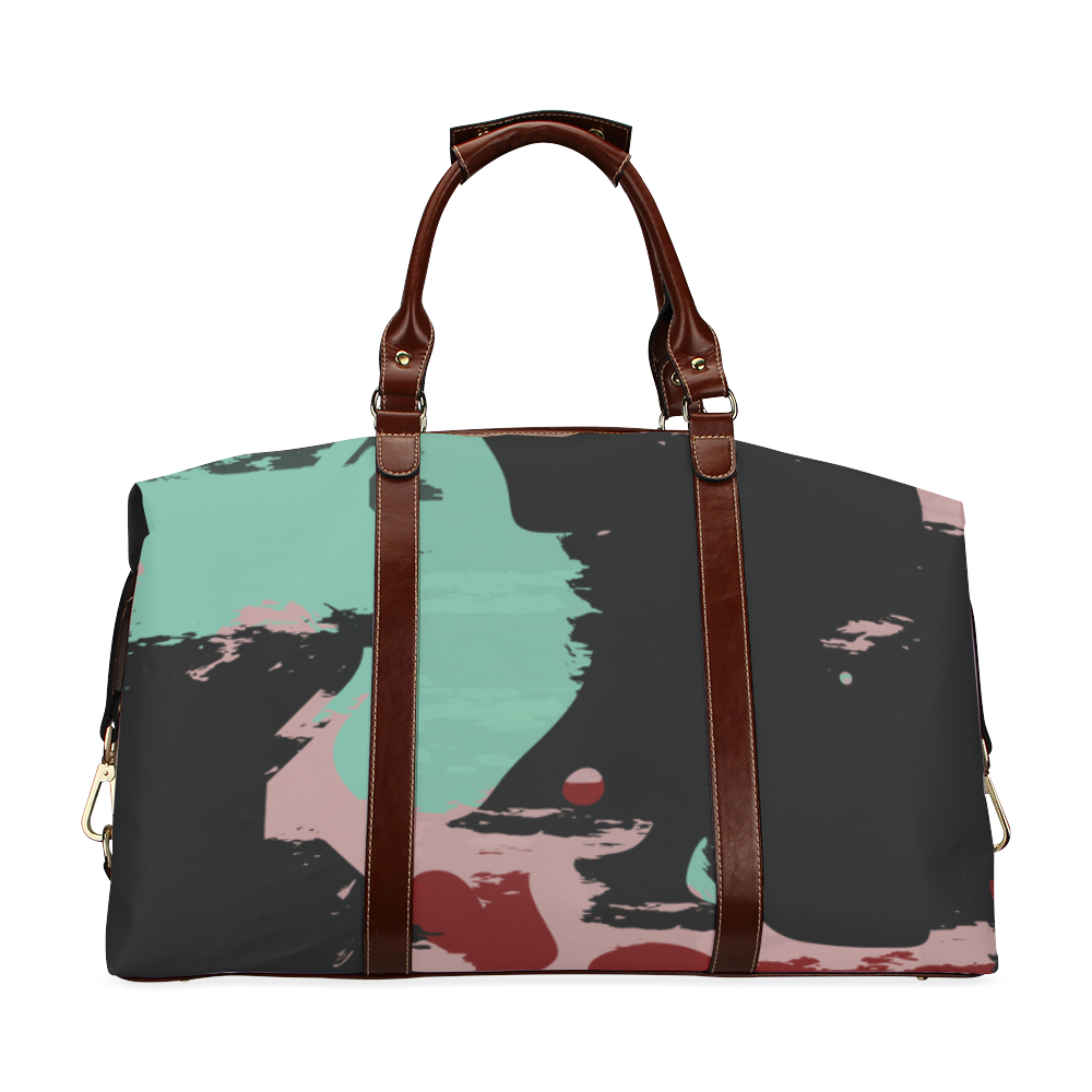 Retro colors texture Classic Travel Bag (Model 1643) Remake