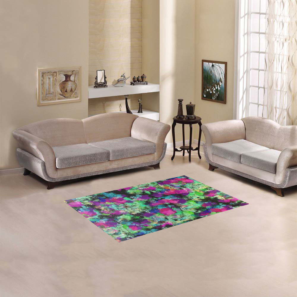 Blended texture Area Rug 2'7"x 1'8‘’