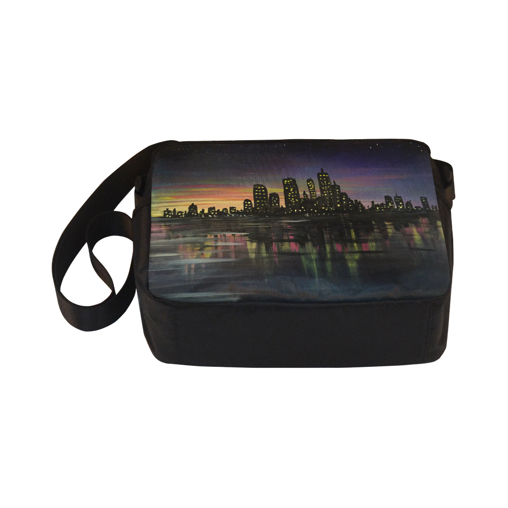 City Lights Classic Cross-body Nylon Bags (Model 1632)