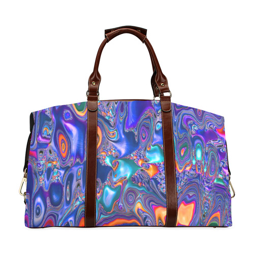 melted fractal 1B by JamColors Classic Travel Bag (Model 1643) Remake