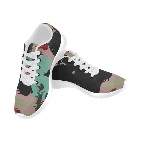 Retro colors texture Men’s Running Shoes (Model 020)