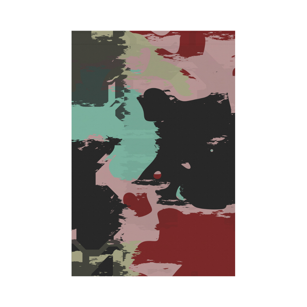 Retro colors texture Garden Flag 12‘’x18‘’（Without Flagpole）
