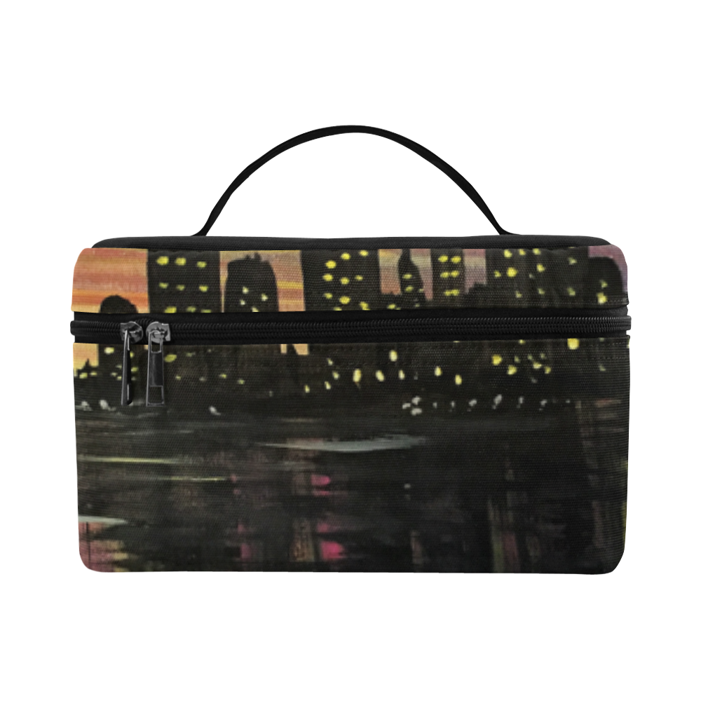 City Lights Cosmetic Bag/Large (Model 1658)