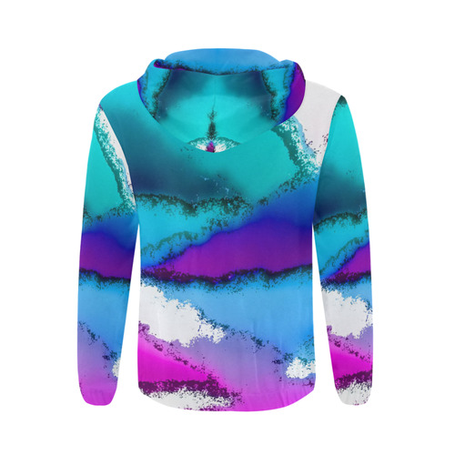 abstract fantasy 29B by FeelGood All Over Print Full Zip Hoodie for Men (Model H14)