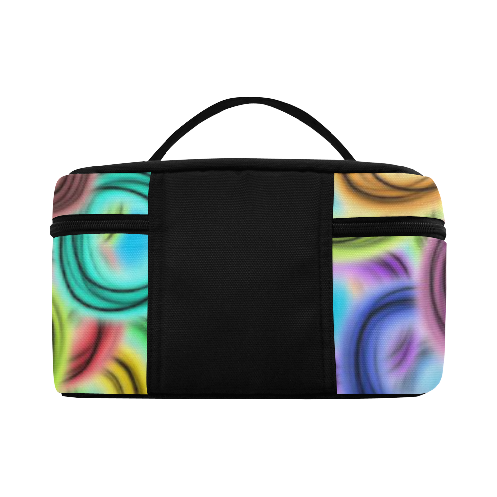 Colorful ovals Cosmetic Bag/Large (Model 1658)