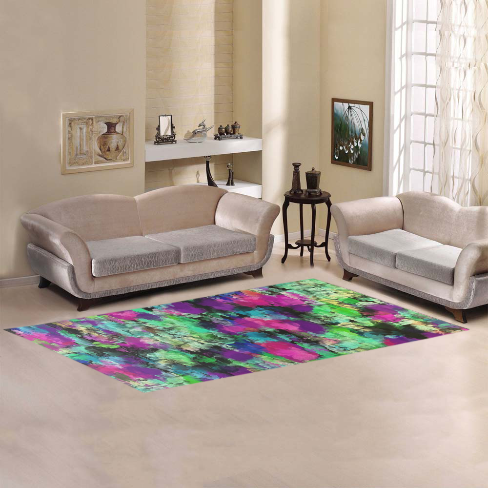 Blended texture Area Rug 9'6''x3'3''