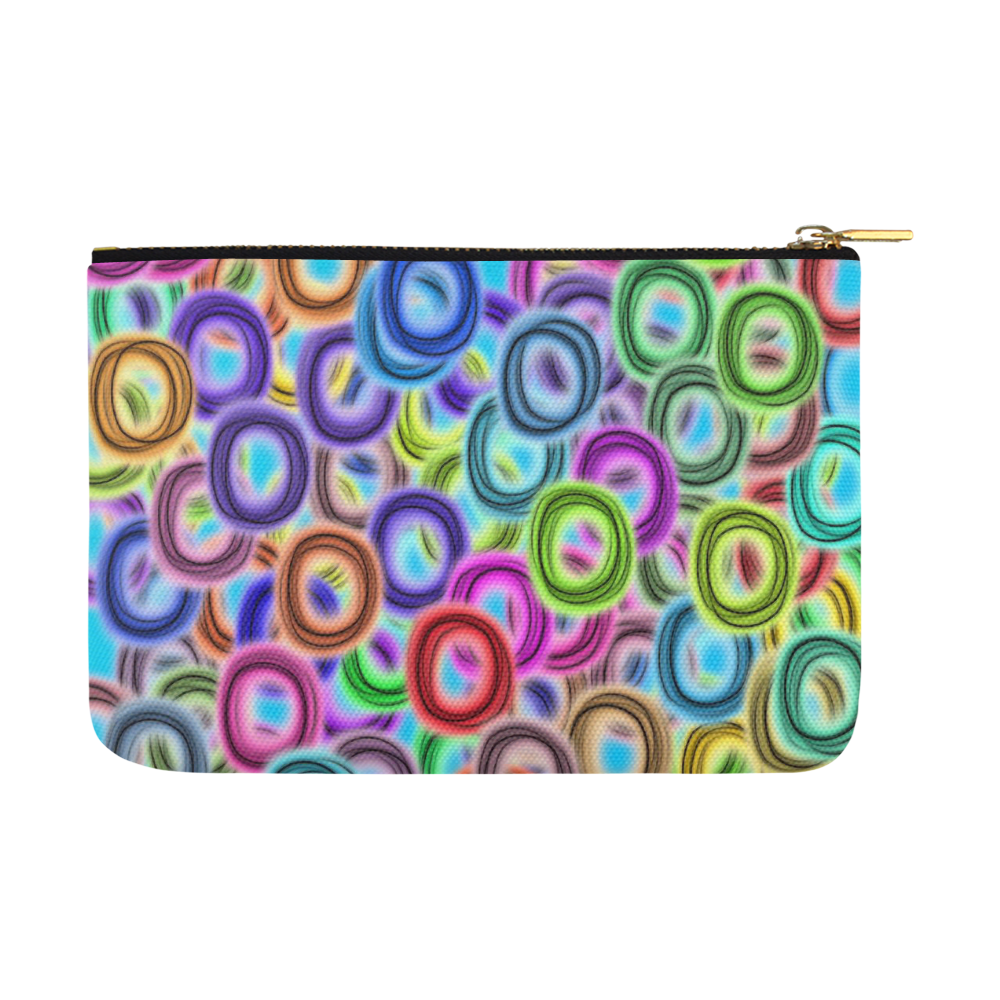 Colorful ovals Carry-All Pouch 12.5''x8.5''