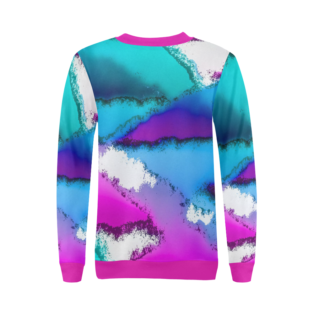 abstract fantasy 29B by FeelGood All Over Print Crewneck Sweatshirt for Women (Model H18)