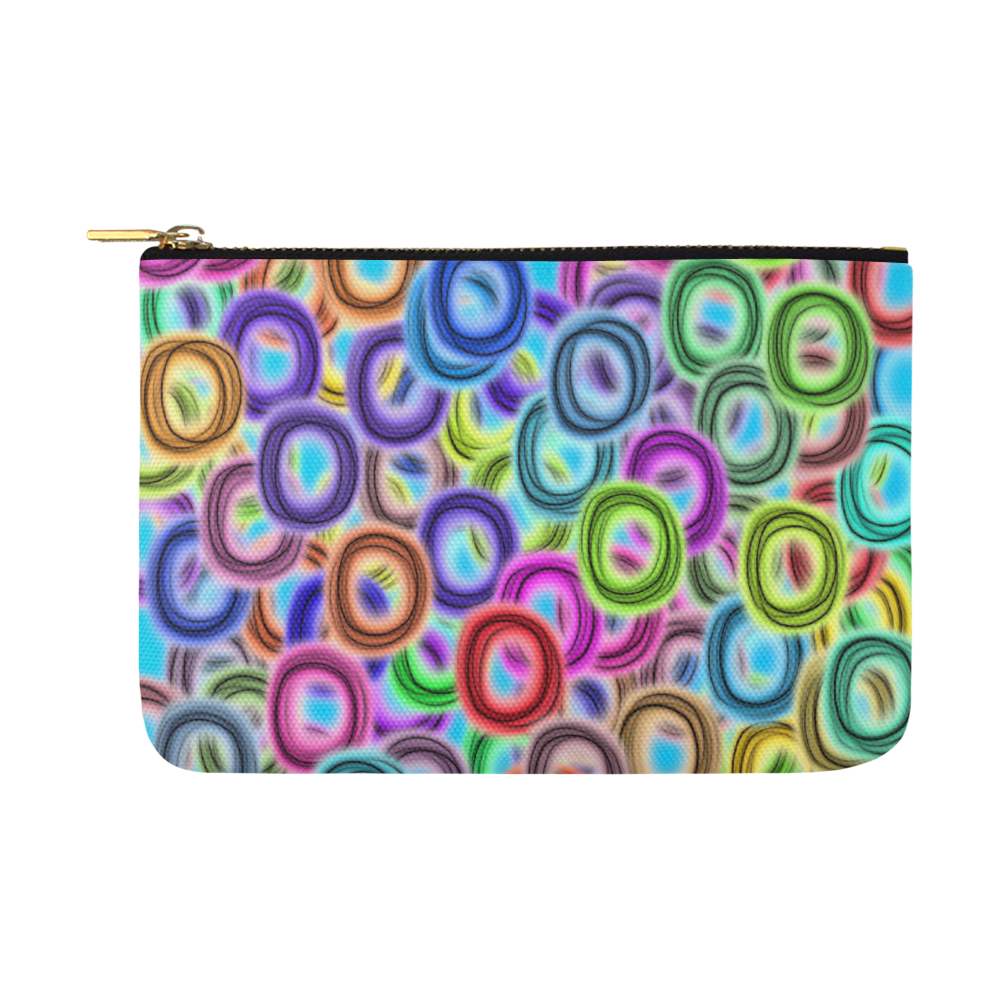 Colorful ovals Carry-All Pouch 12.5''x8.5''