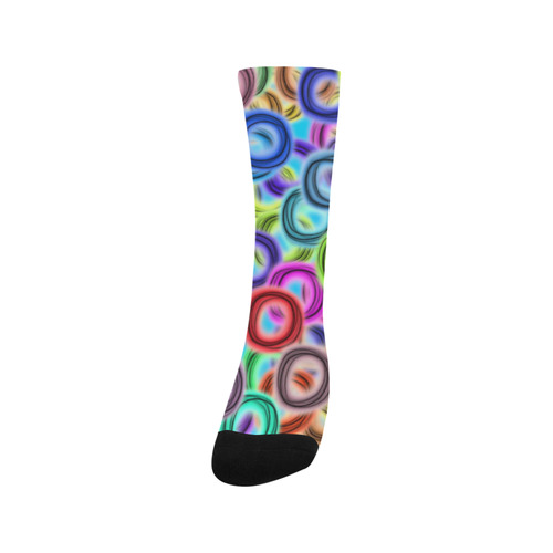 Colorful ovals Trouser Socks