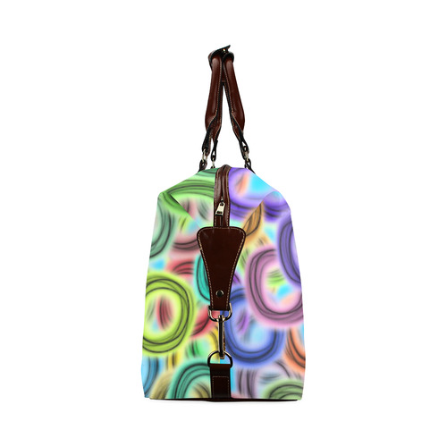 Colorful ovals Classic Travel Bag (Model 1643) Remake