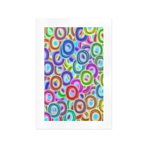 Colorful ovals Art Print 13‘’x19‘’