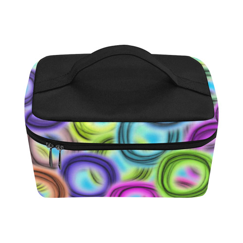 Colorful ovals Cosmetic Bag/Large (Model 1658)