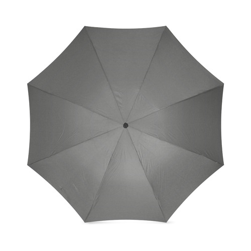 Camo Color Solid Dark Gray Foldable Umbrella (Model U01)