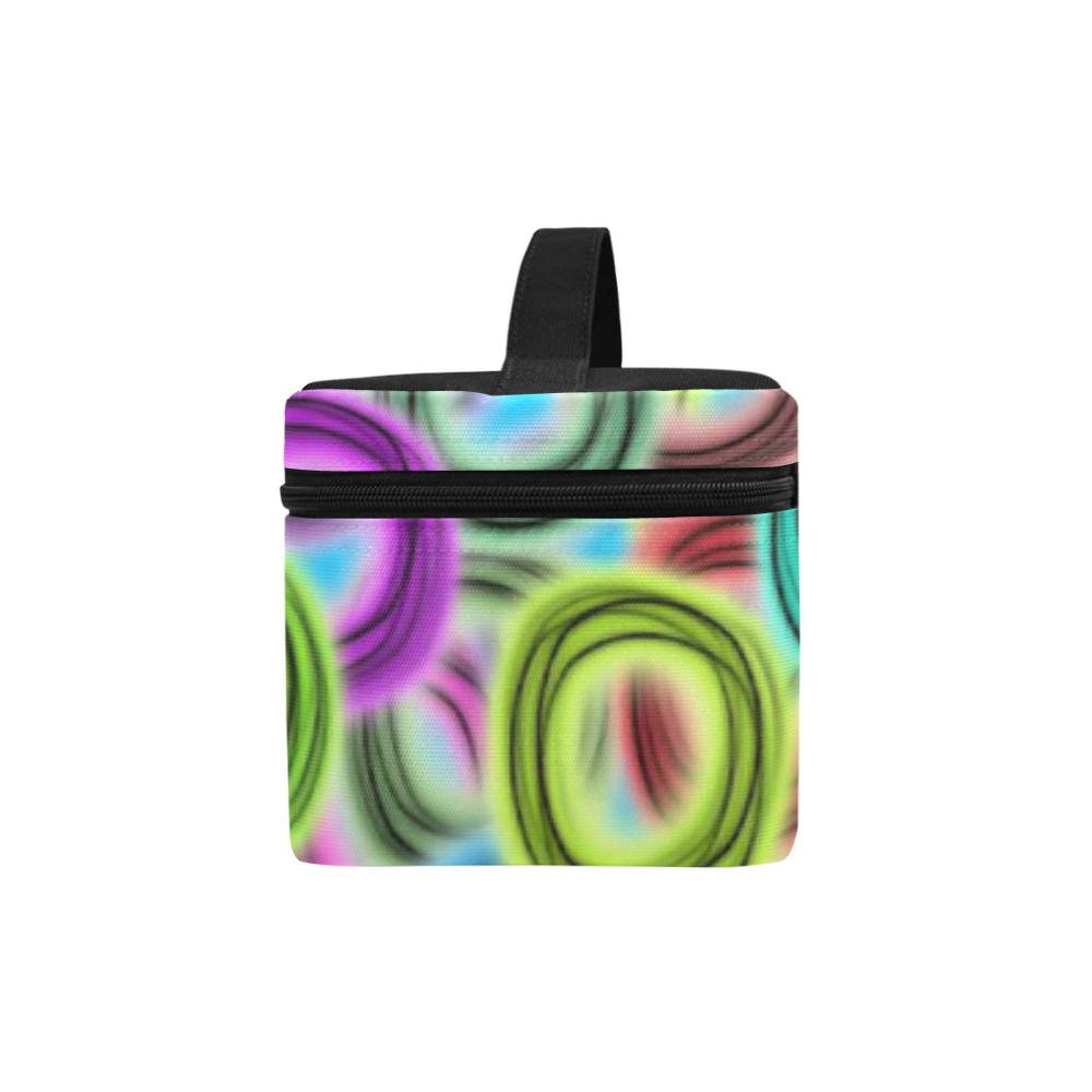 Colorful ovals Cosmetic Bag/Large (Model 1658)