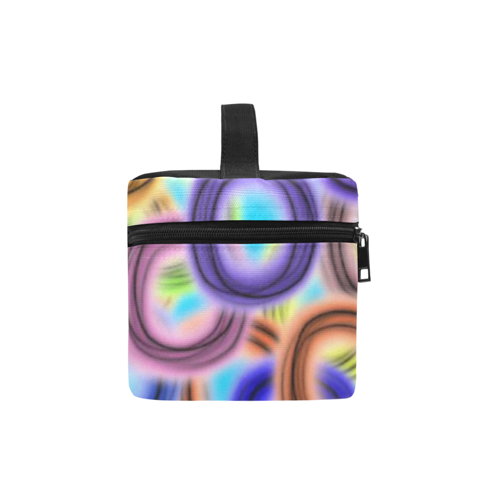 Colorful ovals Cosmetic Bag/Large (Model 1658)