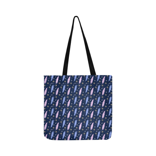 boho style feathers pattern. Reusable Shopping Bag Model 1660 (Two sides)