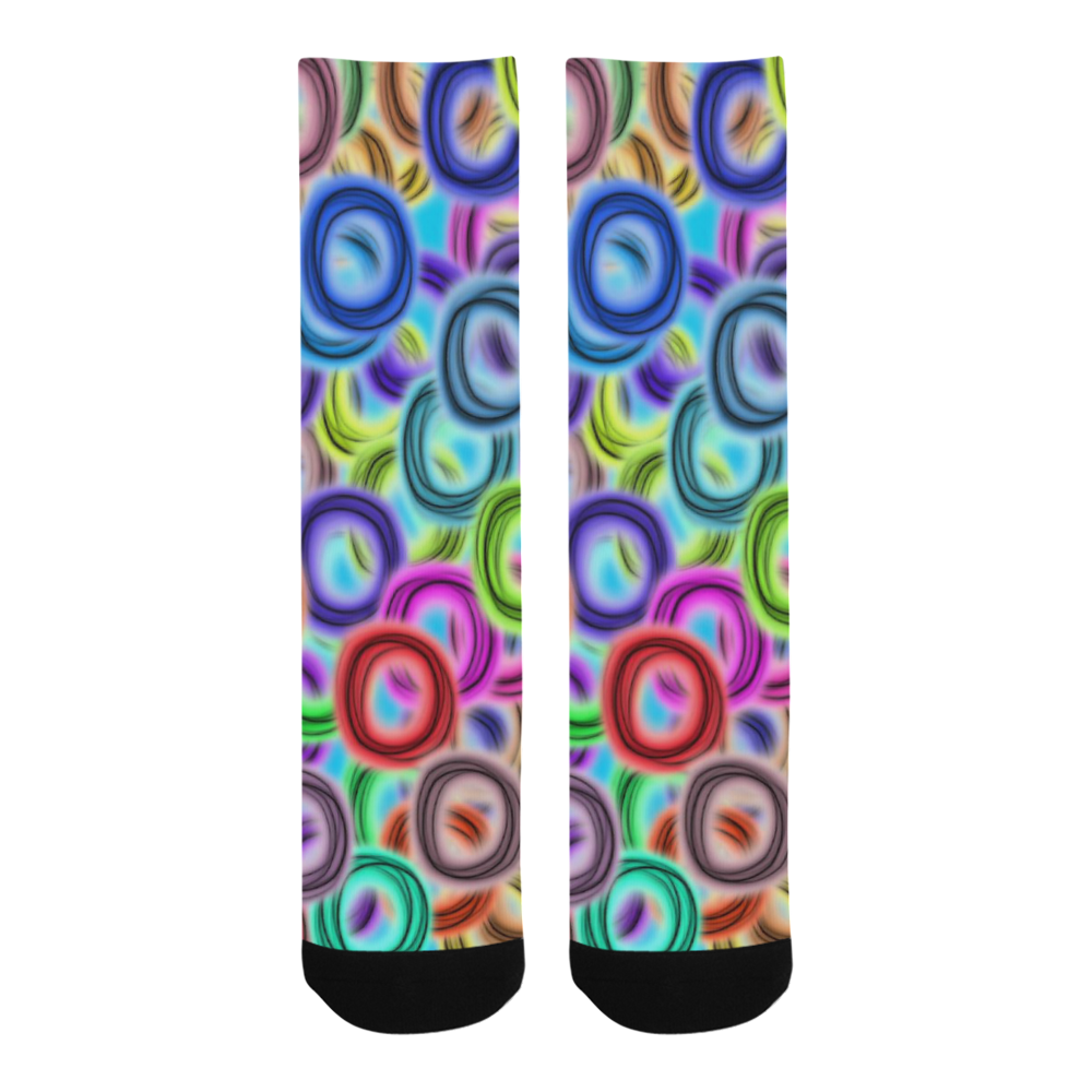 Colorful ovals Trouser Socks