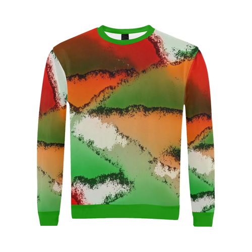 abstract fantasy 29A by FeelGood All Over Print Crewneck Sweatshirt for Men (Model H18)