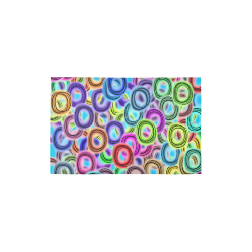 Colorful ovals Area Rug 2'7"x 1'8‘’