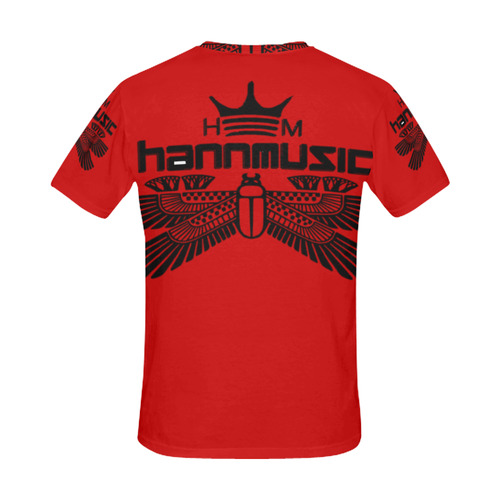 Hannmusic_fly red shirt All Over Print T-Shirt for Men (USA Size) (Model T40)