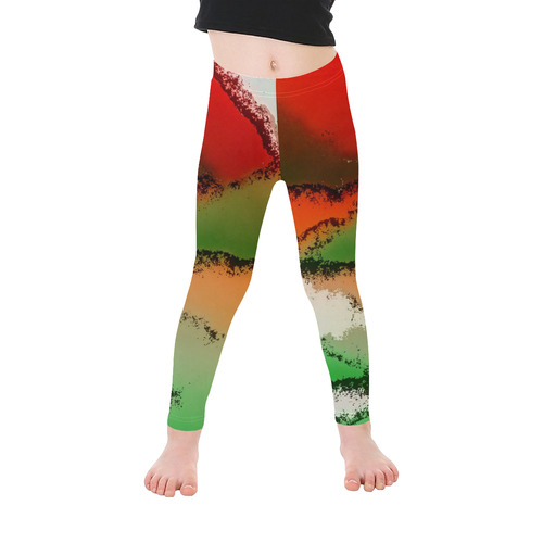 abstract fantasy 29A by FeelGood Kid's Ankle Length Leggings (Model L06)