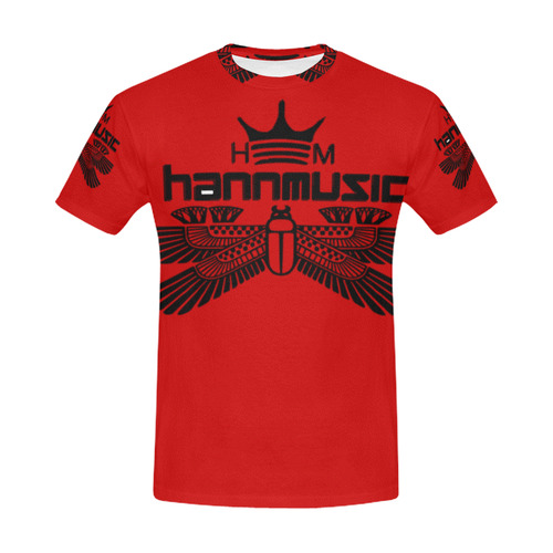 Hannmusic_fly red shirt All Over Print T-Shirt for Men (USA Size) (Model T40)