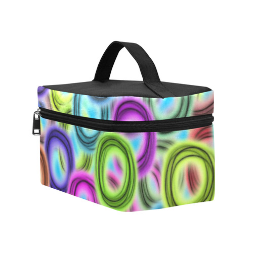 Colorful ovals Cosmetic Bag/Large (Model 1658)