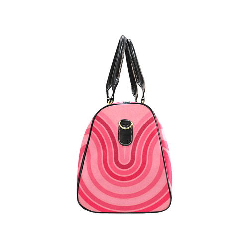 pink Curve New Waterproof Travel Bag/Large (Model 1639)