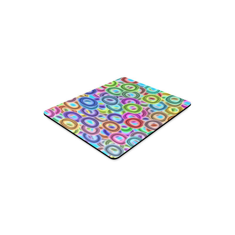 Colorful ovals Rectangle Mousepad