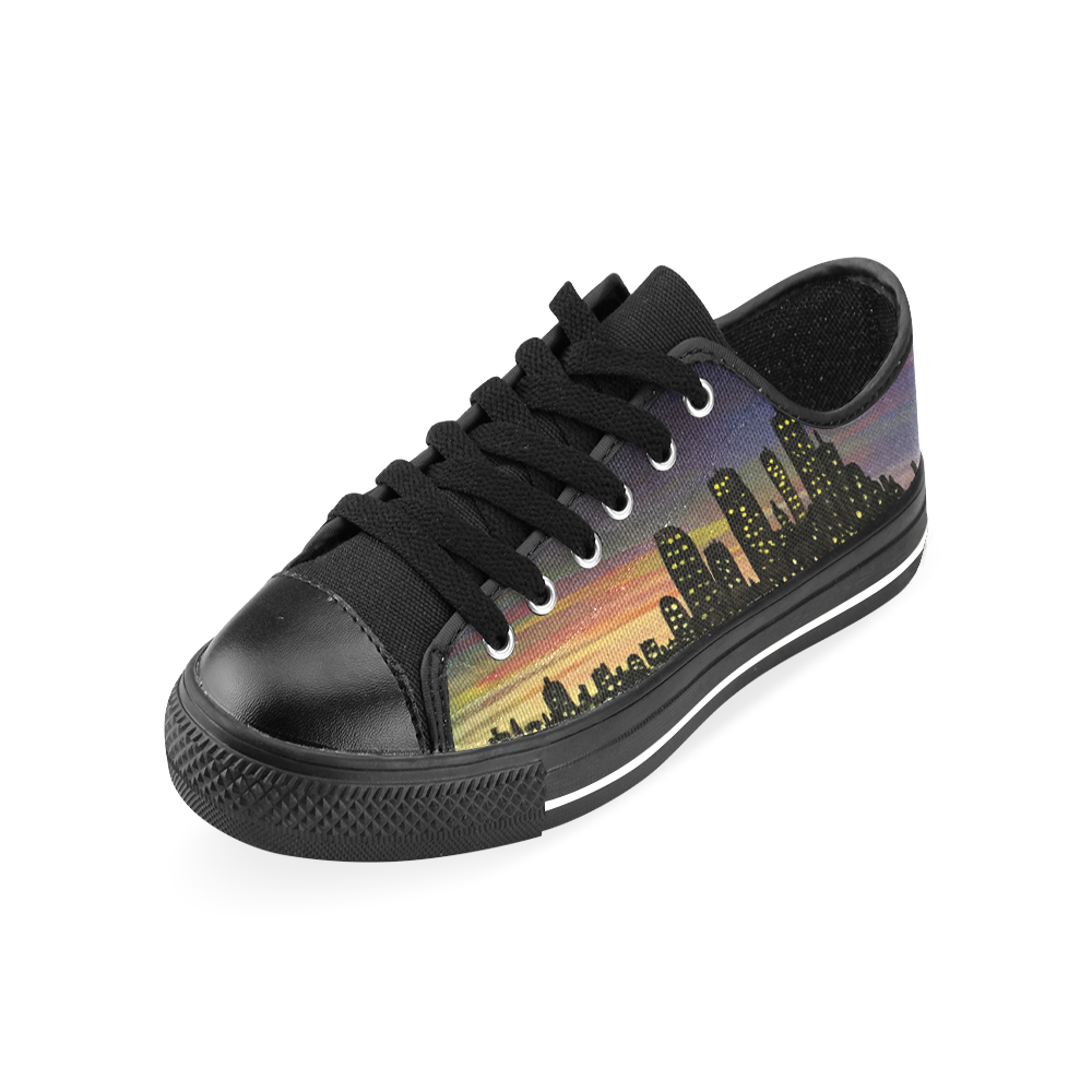 City Lights Men's Classic Canvas Shoes/Large Size (Model 018)