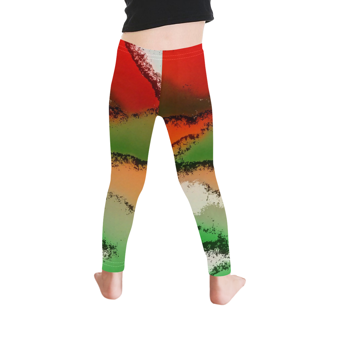 abstract fantasy 29A by FeelGood Kid's Ankle Length Leggings (Model L06)