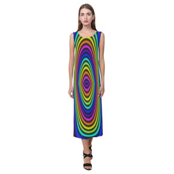 O rainbow Phaedra Sleeveless Open Fork Long Dress (Model D08)