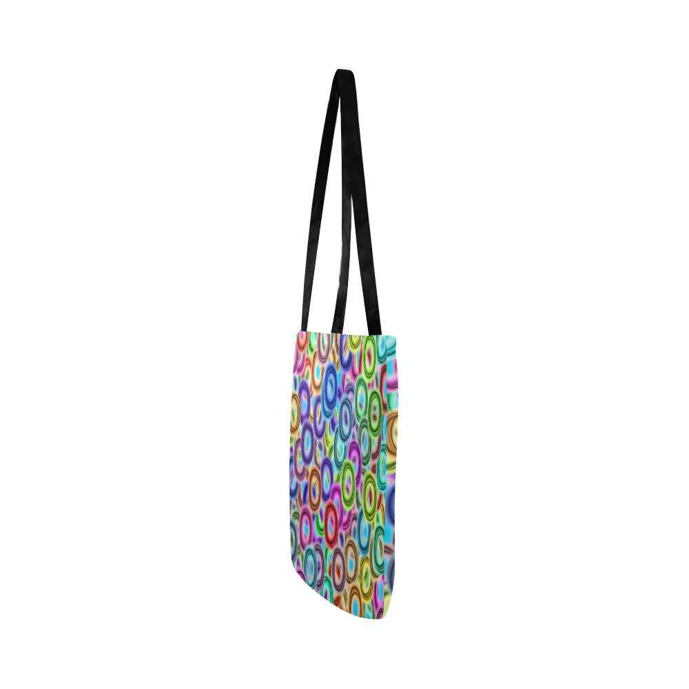 Colorful ovals Reusable Shopping Bag Model 1660 (Two sides)