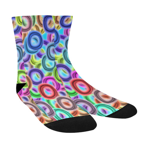 Colorful ovals Crew Socks