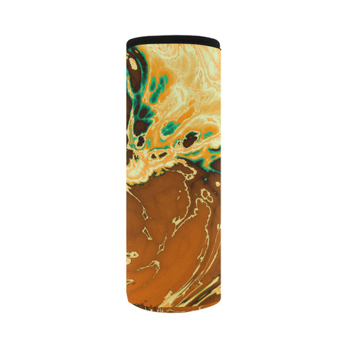 stormy marbled 4 by JamColors Neoprene Water Bottle Pouch/Large