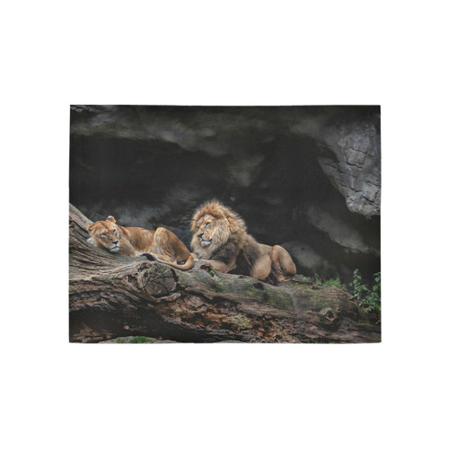 Lions Area Rug 5'3''x4'
