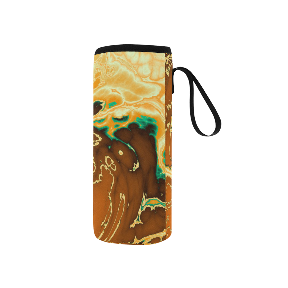 stormy marbled 4 by JamColors Neoprene Water Bottle Pouch/Small