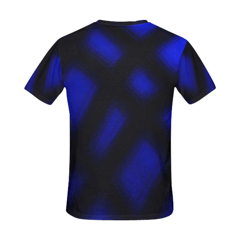 Abstract plaid All Over Print T-Shirt for Men (USA Size) (Model T40)