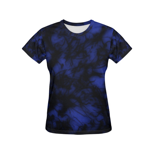 Midnight All Over Print T-Shirt for Women (USA Size) (Model T40)