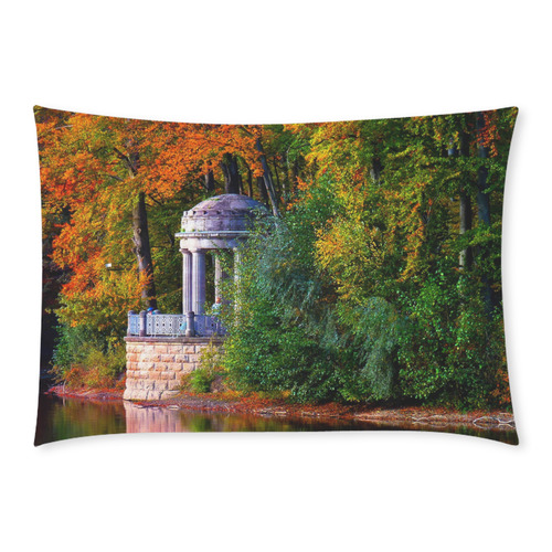 Autumn River Custom Rectangle Pillow Case 20x30 (One Side)